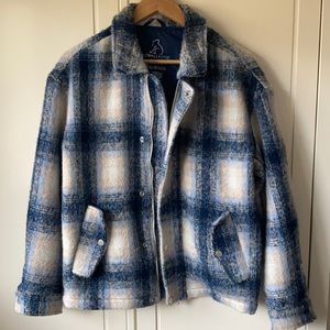 Kuwalla Tee Plaid Bomber jacket, size S, NWOT